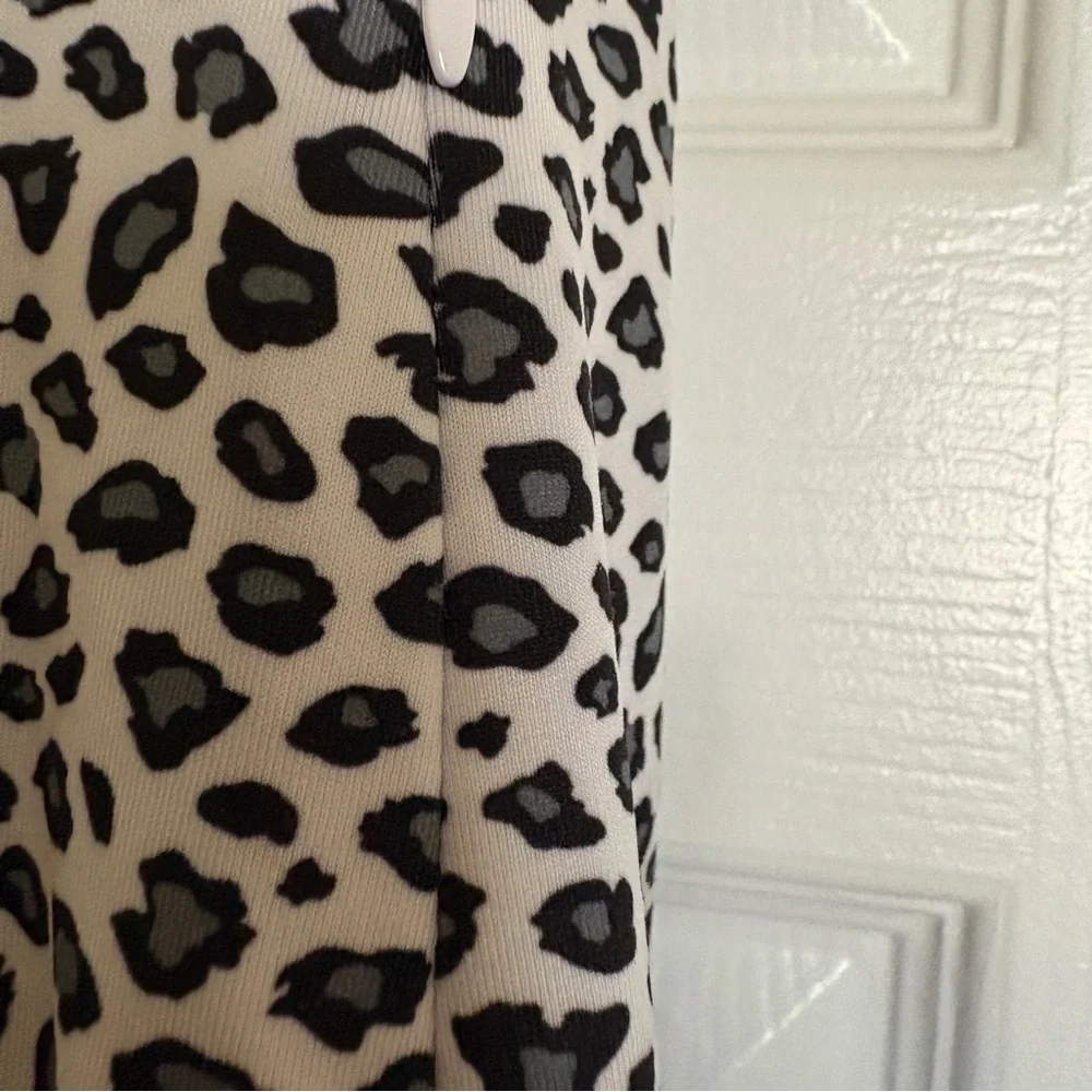 Maggie Lane Golf Skort Leopard Print Size XL Stretchy